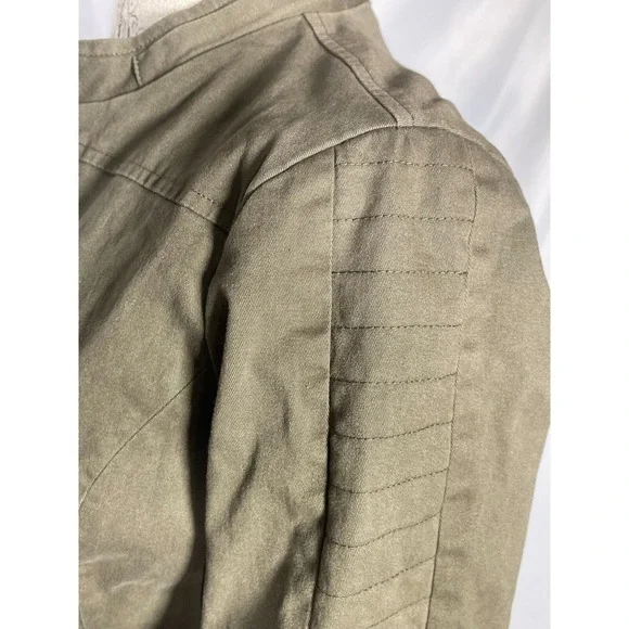 Star Wars Rogue One Jyn Erso Hot Topic Green Rebel Jacket Juniors Size SMALL - Picture 6 of 12